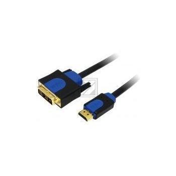 LogiLink Kabel HDMI zu DVI, DVI zu HDMI 2,0 Meter