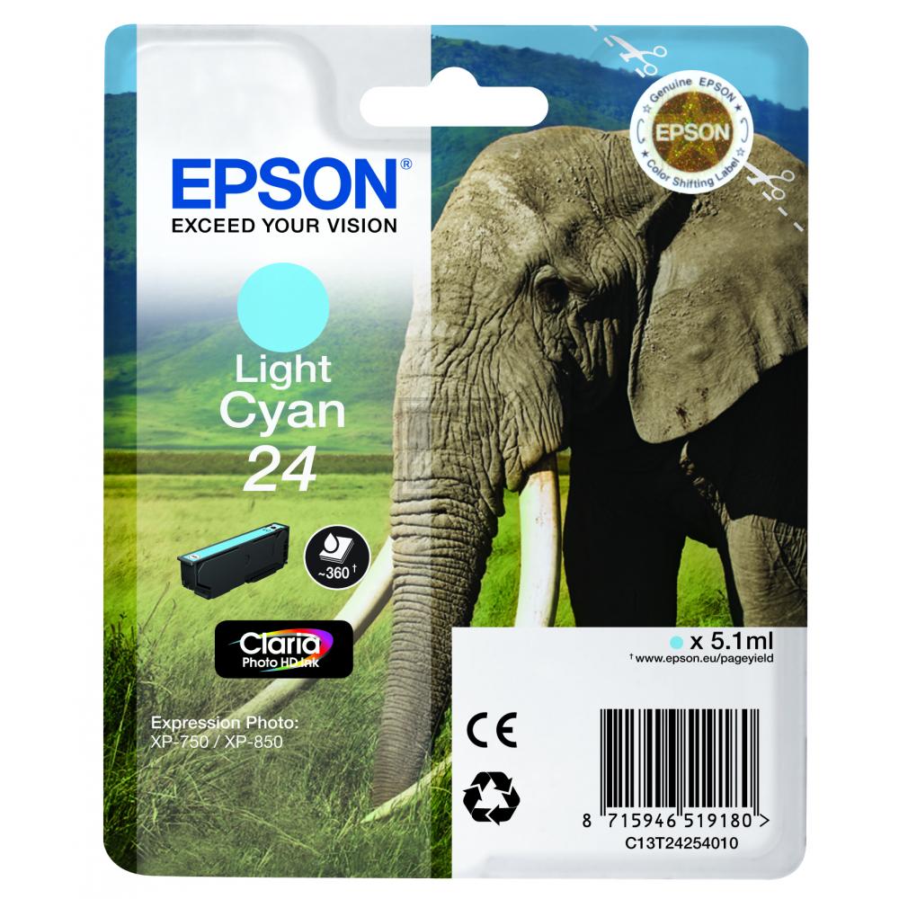Epson Tintenpatrone cyan light (C13T24254022, T2425)