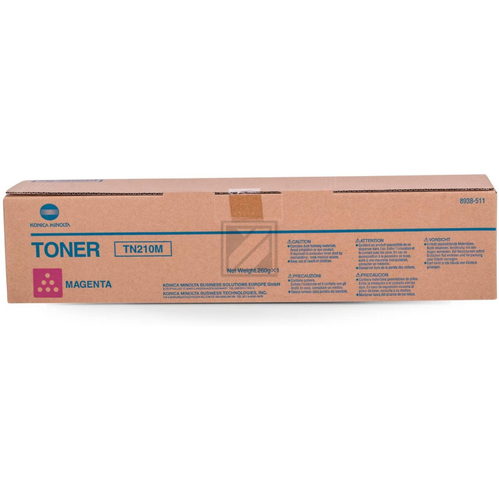 Konica Minolta Toner-Kit magenta (8938-511-000, TN-210M)