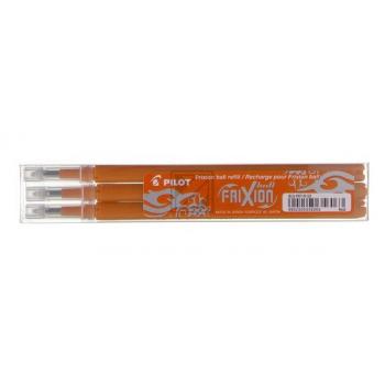 PILOT Mine FriXion Refill BLS-FR7-O orange, 3er Set