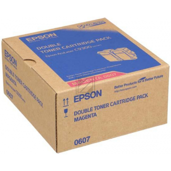 Epson Toner-Kit 2 x magenta (C13S050607, 0607)
