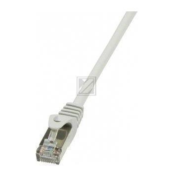 LogiLink Patchkabel Cat.5e F/UTP 0,25 m, grau