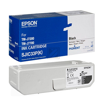Epson Tintenpatrone schwarz (C33S020655, SJIC33P(K))