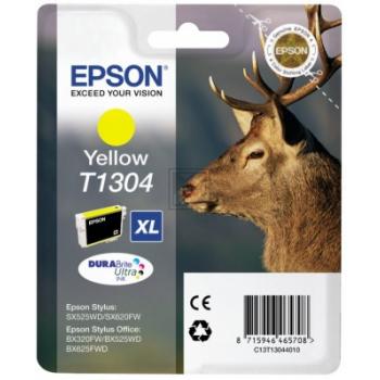 Epson Tintenpatrone gelb HC (C13T13044012, T1304)