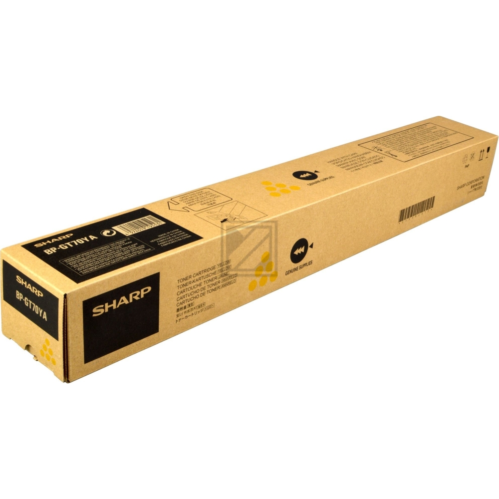 Sharp Toner-Kit gelb (BP-GT70YA)
