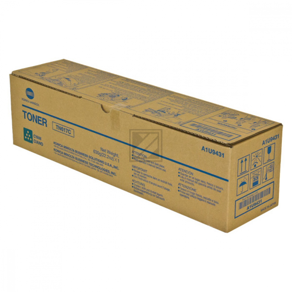 Konica Minolta Toner-Kit cyan (A1U9431, TN-617C)