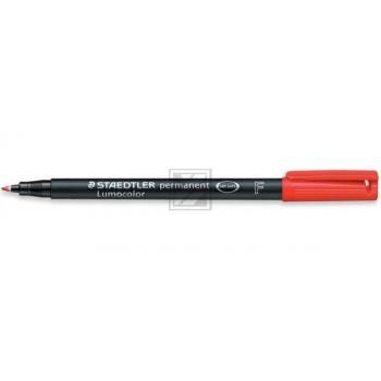 STAEDTLER Lumocolor permanent F 0.6mm 318-2 rot