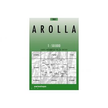 SWISSTOPO Landkarte 283 Arolla 1:50'000