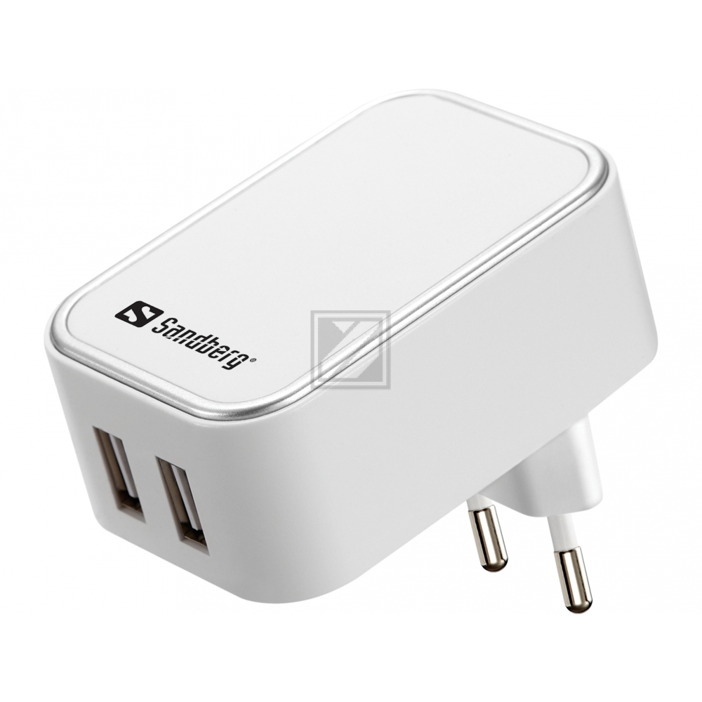 Sandberg AC Charger Dual USB 2.4+1A EU