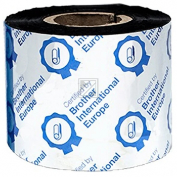 Brother Thermo-Transfer-Rolle (gewachst) Premium schwarz (BWP1D300060)