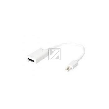 LogiLink Mini DisplayPort 1.2 zu HDMI Adapter (Aktiv)