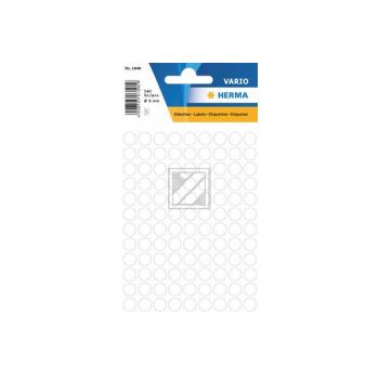 HERMA Markierungspunkte 8mm 1840 weiss 540 Stück