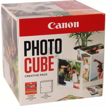 2311B077 CANON Plus Fotopapier 5x5cm 40 Blatt orange weiss PP201 glaenzend