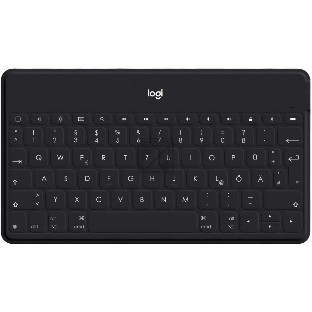 Logitech Keys-To-Go Tastatur Apple iPad/iPhone/TV QWERTZ, black