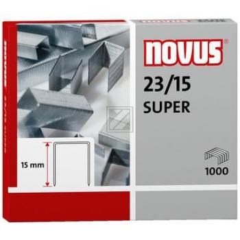 Novus Heftklammern 23/15 Super Inh.1000