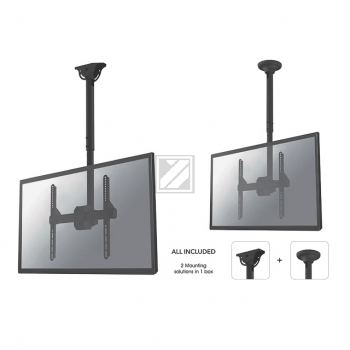 NEWSTAR TV MONITOR DECKENHALTERUNG NM-C440BLACK einzel 32-60 50kg