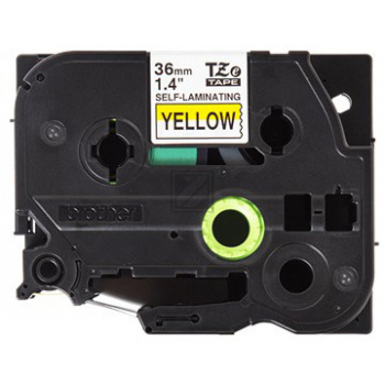 PTOUCH Band selbst lam. schwarz/gelb TZE-SL661 PT-D800W/D900W 36mm