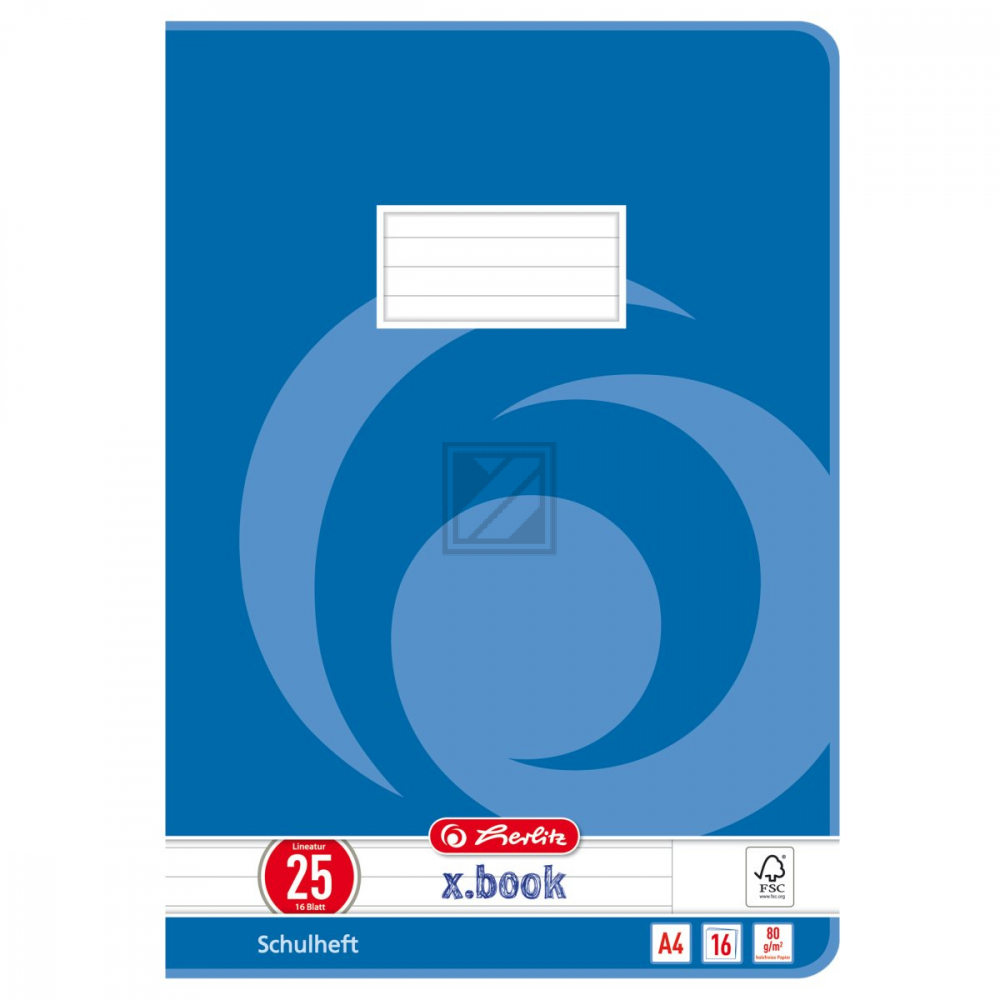 Herlitz Hefte A4 Liniatur 25 16 Blatt (03322500)