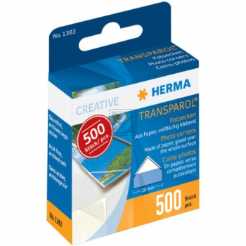 Herma Fotoecken Inh.500 Transparol