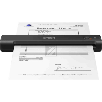 Epson WorkForce ES-50 - Einzelblatt-Scanner - Contact Image Sensor (CIS) - A4 - 600 dpi x 600 dpi - bis zu 300 Scanvorgänge/Tag - USB 2.0