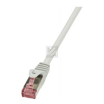 Logilink Patchkabel 0,25 m (Cat. 6, S/FTP) PrimeLine grau
