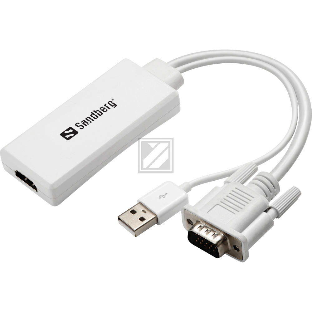 Sandberg VGA+Audio to HDMI Converter