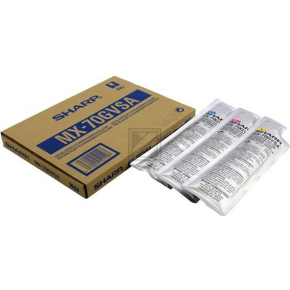 Sharp Entwickler gelb, magenta, cyan (MX-70GVSA)