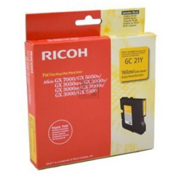 Ricoh Gel-Kartusche gelb (405535, GC21Y)