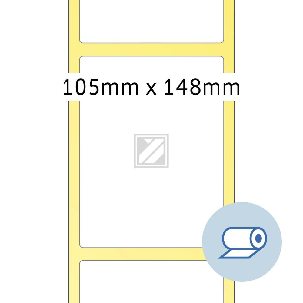 Herma Rollenetiketten weiß 105 x 148,5 mm Inh.1000 Wicklung innen