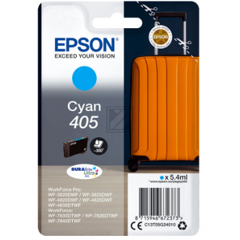 Epson Tintenpatrone cyan SC (C13T05G24020, 405)