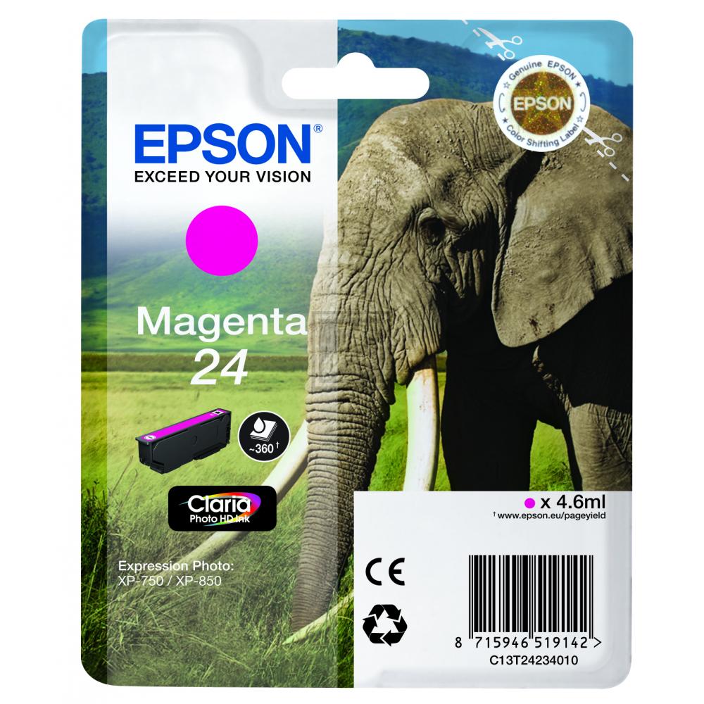 Epson Tintenpatrone magenta (C13T24234022, T2423)