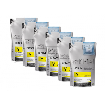 Epson Tintenbeutel 2 x gelb (fluoreszierend) (C13T46D640, T46D6)