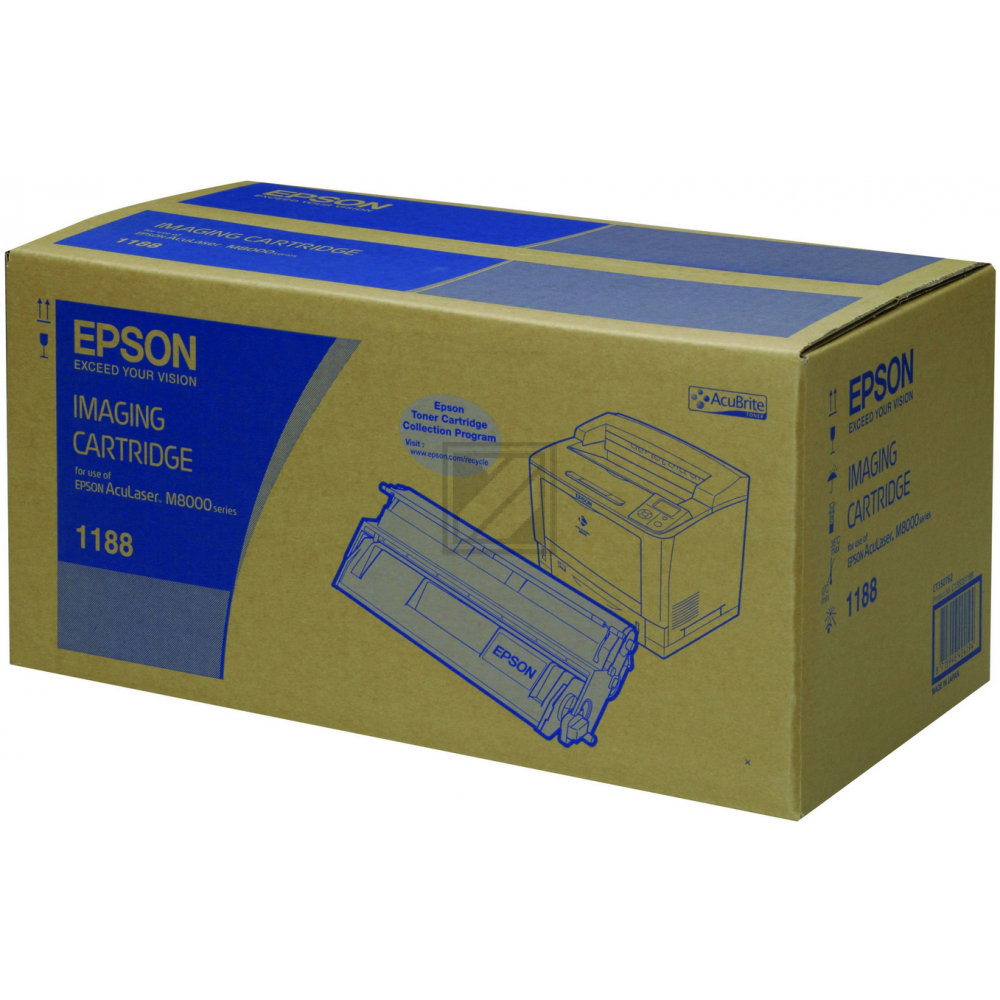 Epson Toner-Kartusche schwarz (C13S051188, 1188)