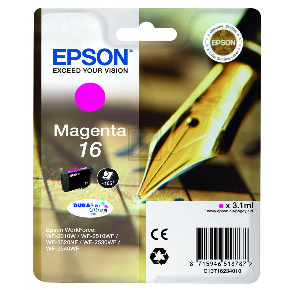 Epson Tintenpatrone magenta (C13T16234022, T1623)