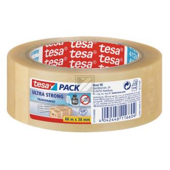 Tesapack Packband Ultra Strong 38 mm x 66 m transparent