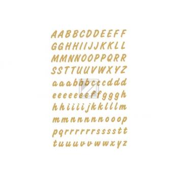 HERMA Folie 120x84mm 4152 A-Z/a-z, gold 2 Stück