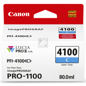 Canon Tintenpatrone cyan (6778C001, PFI-4100C)