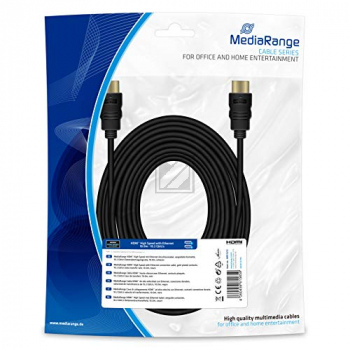 MEDIARANGE HDMI ANSCHLUSSKABEL 1m MRCS195 18GB schwarz