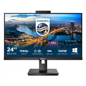 243B1JH/00/24" IPS/DP,HDMI,USB-HUB,USB-C/1920x1080/16.9/4ms/Schwarz