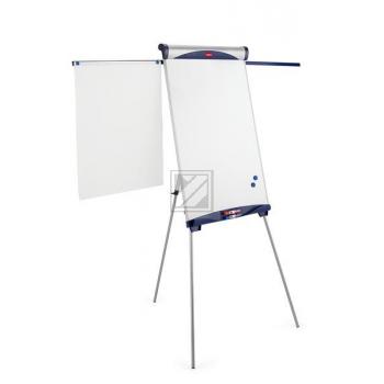 Nobo Flipchart Shark grau/blau Höhe: 110-180 cm