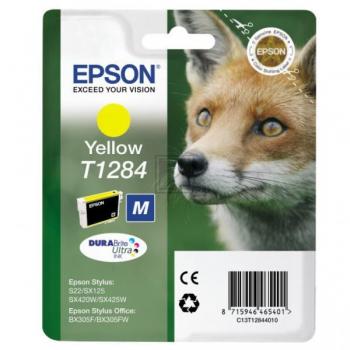 Epson Tintenpatrone gelb (C13T12844022, T1284)