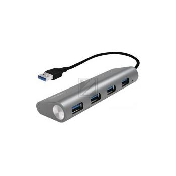 LogiLink USB 3.0 Hub, 4-Ports, Aluminium