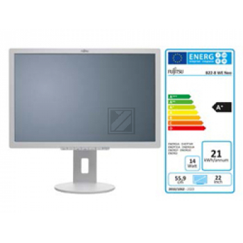 Fujitsu B22-8 WE Neo, 22 Zoll LED, 1680 x 1050 Pixel Full HD, 16:10, DVI VGA USB, Grau