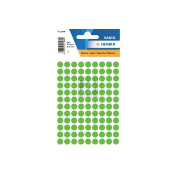 HERMA Etiketten rund 8mm 1848 grün 540 Stück