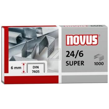 Novus Heftklammern 24/6 Super Inh.1000