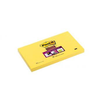 POST-IT Block Super Sticky 76x127mm 655-S gelb/100 Blatt