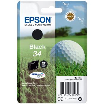 Epson Tintenpatrone schwarz (C13T34614020, T3461)