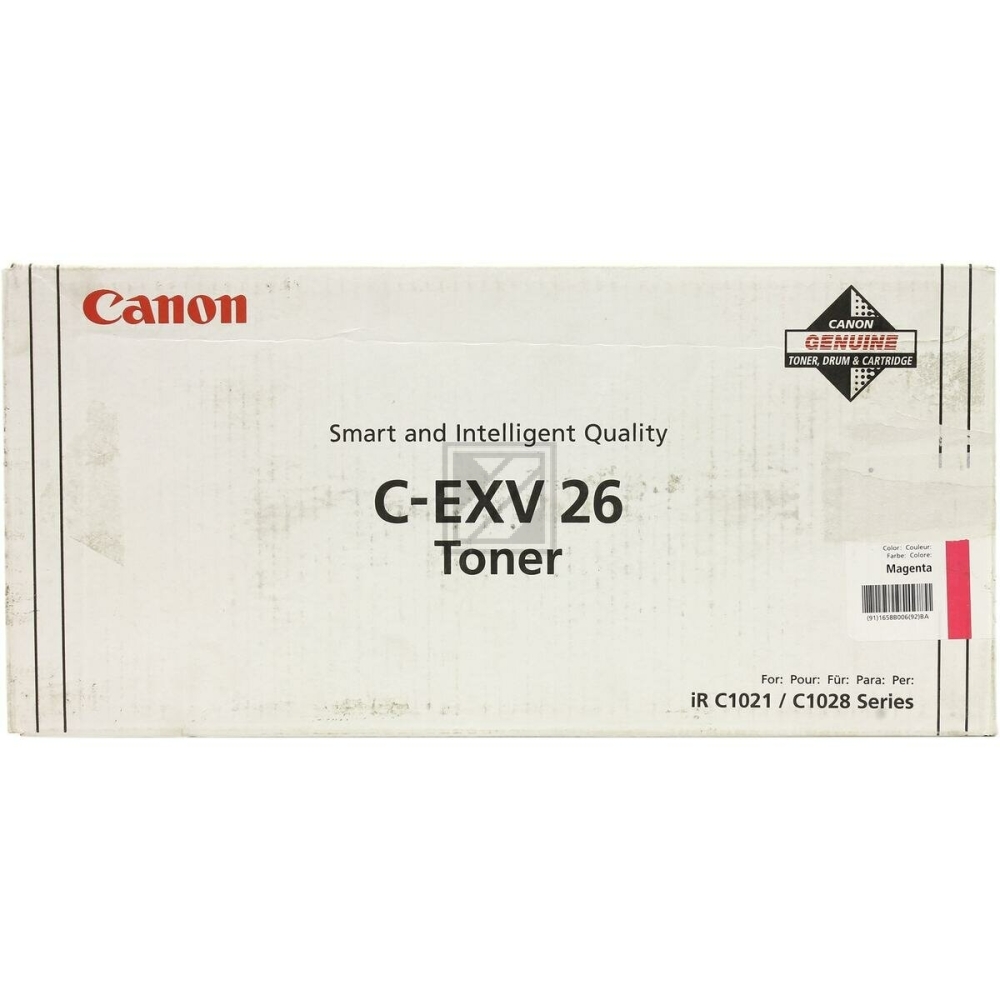 Canon Toner-Kartusche magenta (1658B006, C-EXV26M)