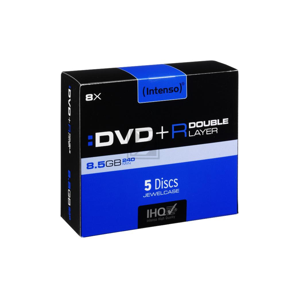 INTENSO DVD+R 8.5GB 4x (5) JC 4311245 Jewel Case