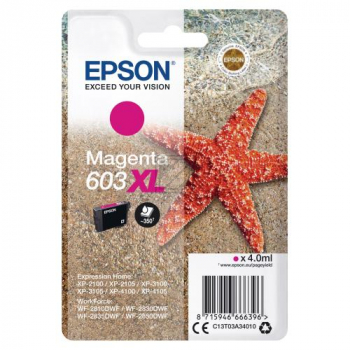 Epson Tintenpatrone magenta HC (C13T03A34020, 603XL)